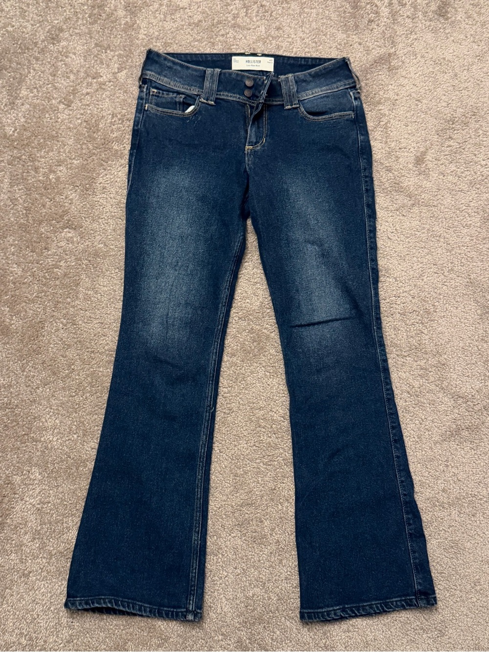 Hollister Deep Blue Flare Jeans